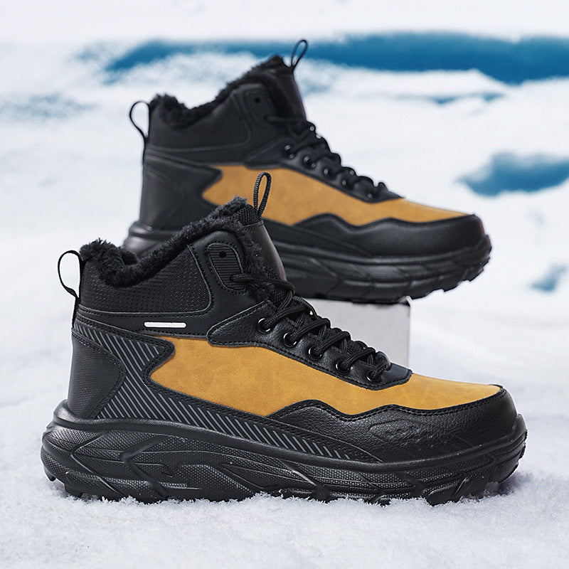 Cold And Warm High Cotton-padded Shoes Winter - Enfance-Heureuse