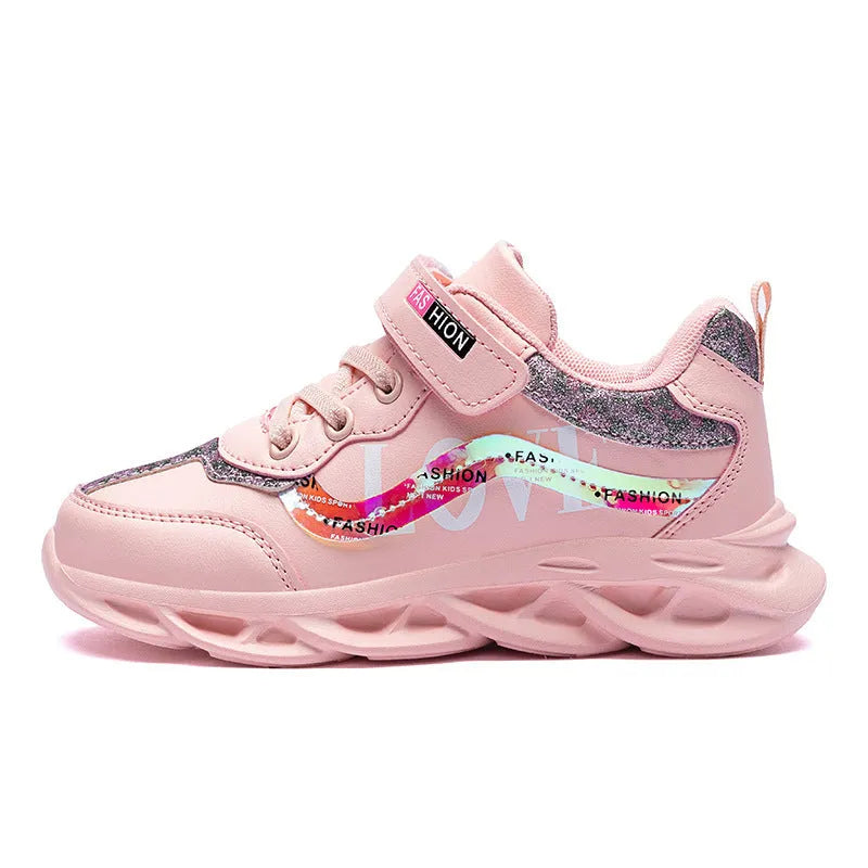 Korean Style Trendy Shoes Girls Girls Shoes Children's Sports Shoes - Enfance-Heureuse