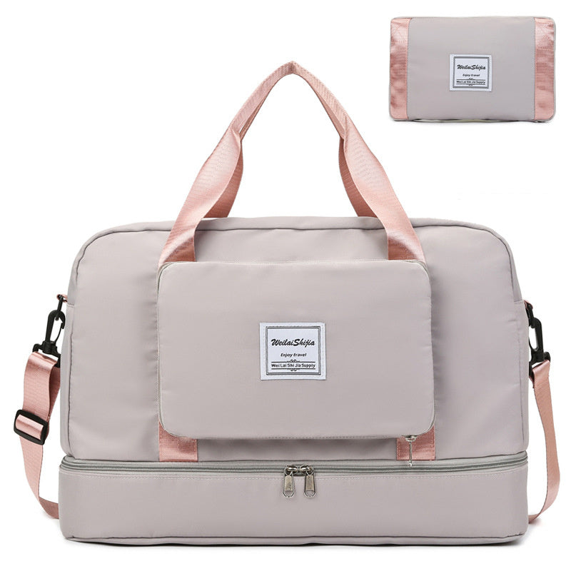 Foldable Travel Duffel Bags Sports Gym Tote Bag Women - Enfance-Heureuse