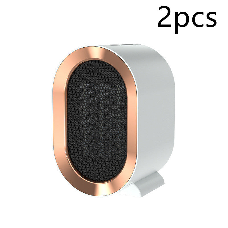 Desktop Electric Heater Mini Portable Fan Heater 220V PTC Ceramic Heating Warm Air Blower Home Office Warmer Machine - Enfance-Heureuse