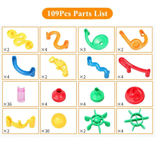 Ball track slide marble toy - Enfance-Heureuse