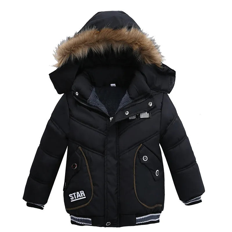Petit Et Moyen-Taille Garçons Coton-Rembourré Vestes - Enfance-Heureuse