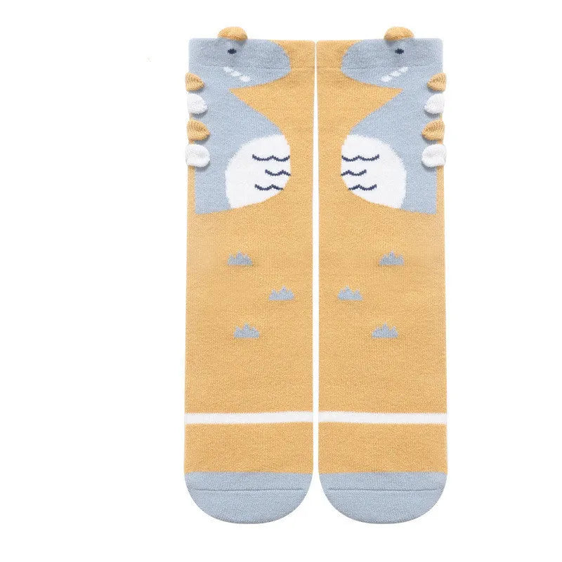 Three-dimensional Baby Over The Knee Socks Without Heels For Infants And Toddlers - Enfance-Heureuse