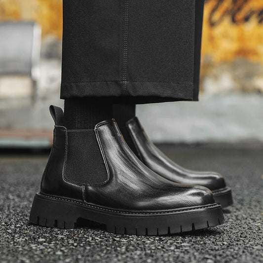 Summer Versatile New Round Toe Martin Boots - Enfance-Heureuse