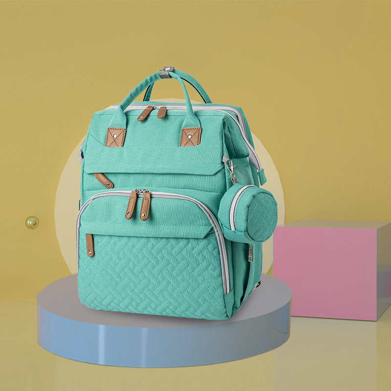 New Mommy Backpack Can Hang Baby Stroller Baby Bag Folding Crib Mommy Bag - Enfance-Heureuse