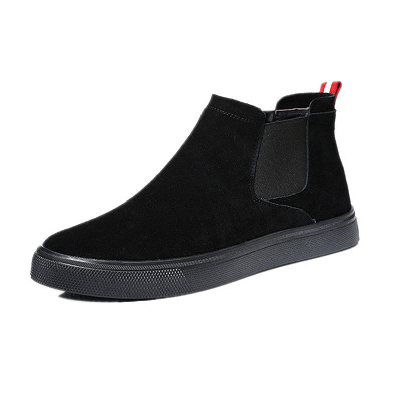 High-top Chelsea Men's Boots Genuine Leather - Enfance-Heureuse