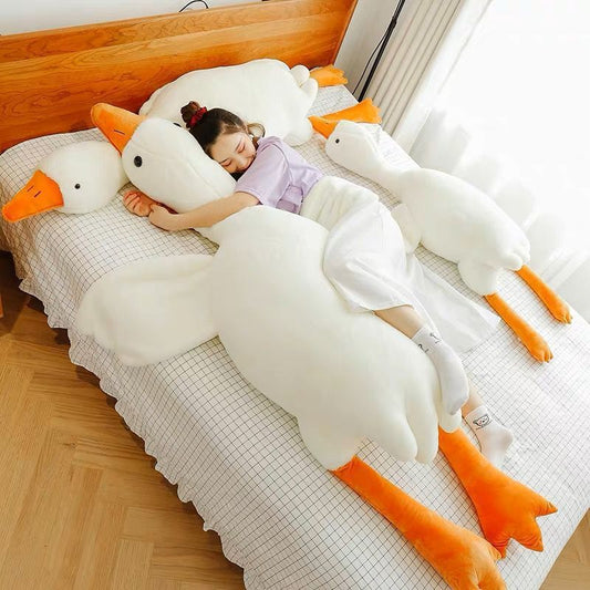 Cute Big White Geese Pillow Plush Toy - Enfance-Heureuse