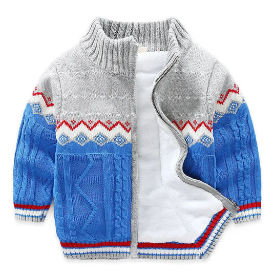 Cardigan en tricot épais pour enfants - Enfance-Heureuse
