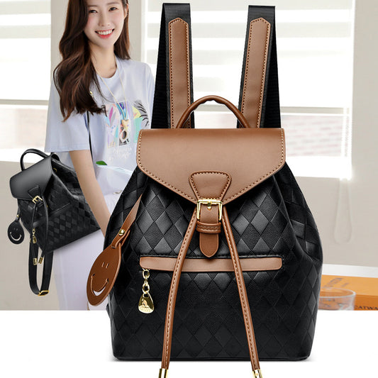 Female Backpack Casual Multifunction Women Leather Backpack Shoulder School Travel Back Pack - Enfance-Heureuse