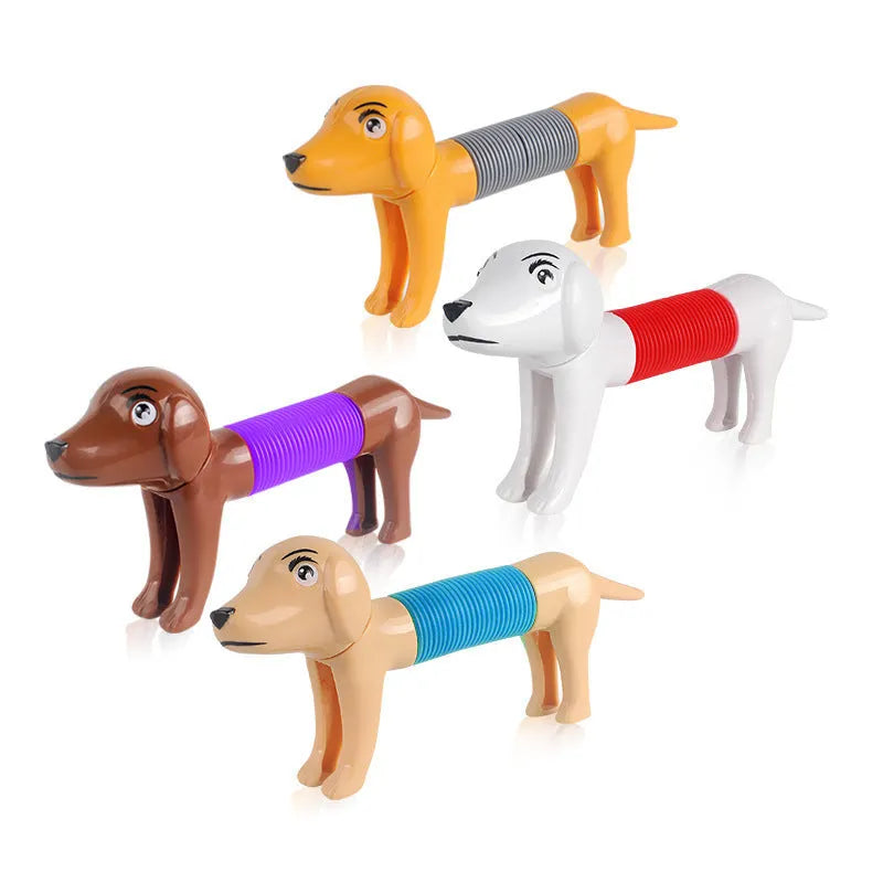 Telescopic Tube Changeable Dog Decompression Toy - Enfance-Heureuse