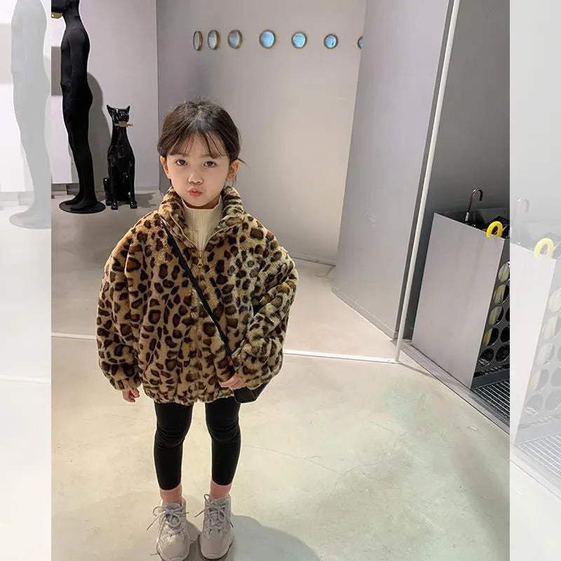Fashionable Cute Kids Thickened Polyester Jacket - Enfance-Heureuse