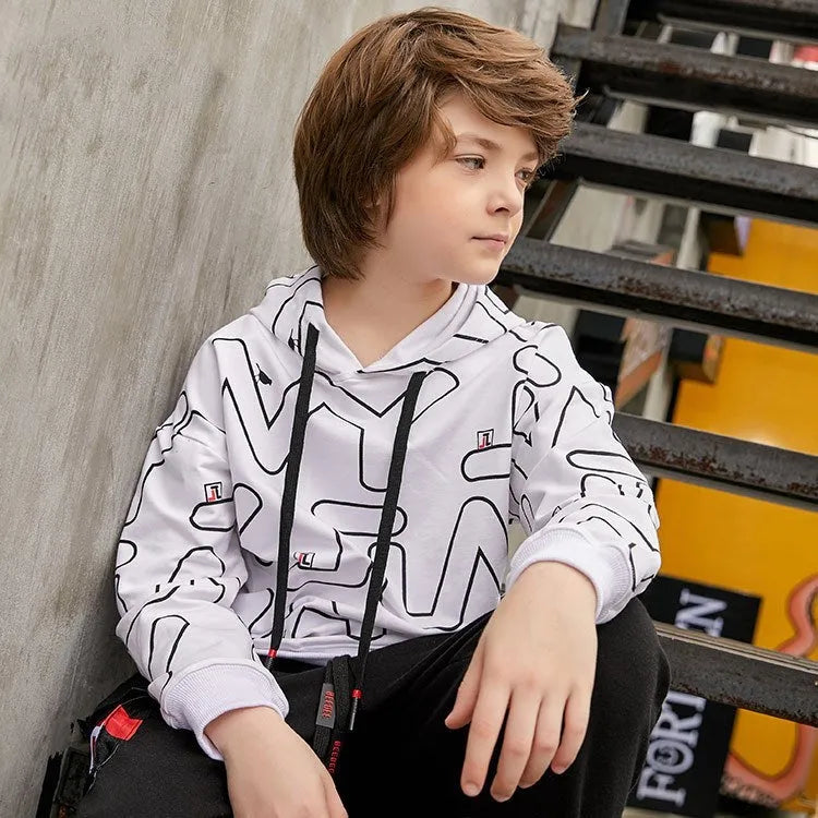 Printed fashion sports children's wear - Enfance-Heureuse