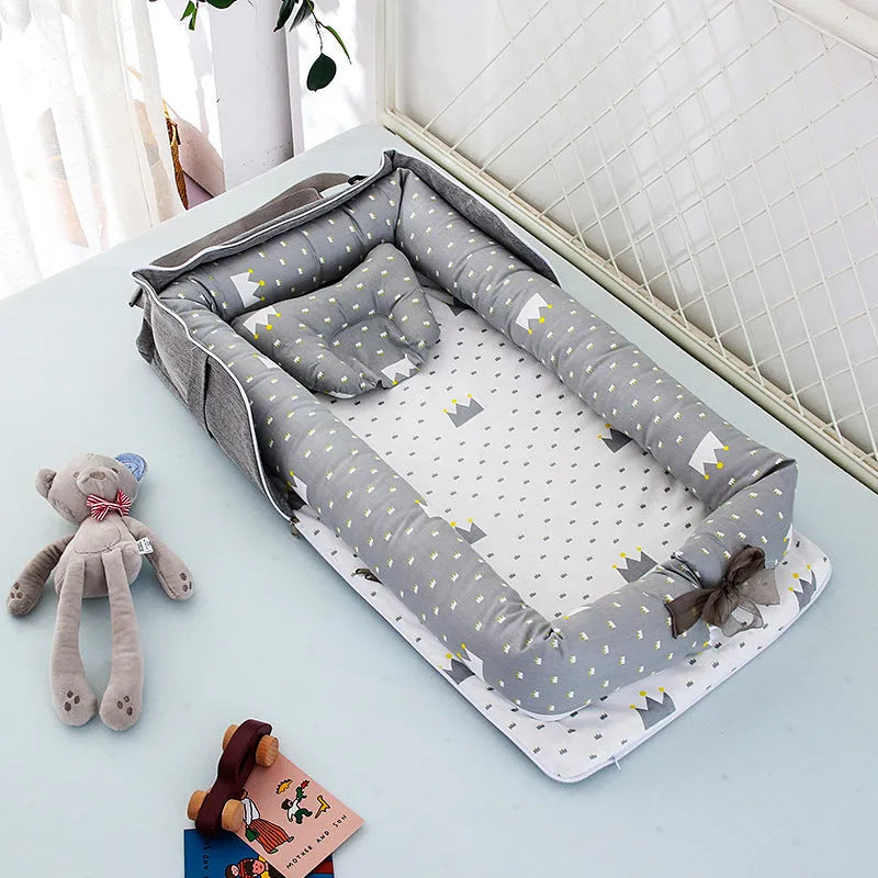 Lit bébé pliable, - Enfance-Heureuse