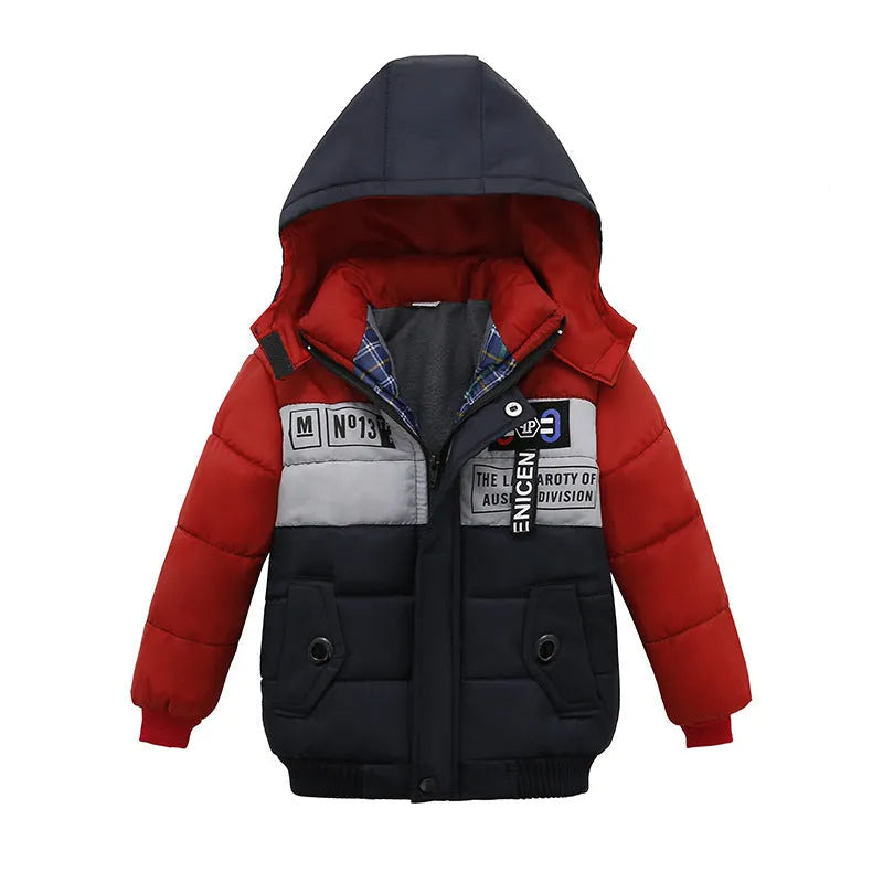Petit Et Moyen-Taille Garçons Coton-Rembourré Vestes - Enfance-Heureuse