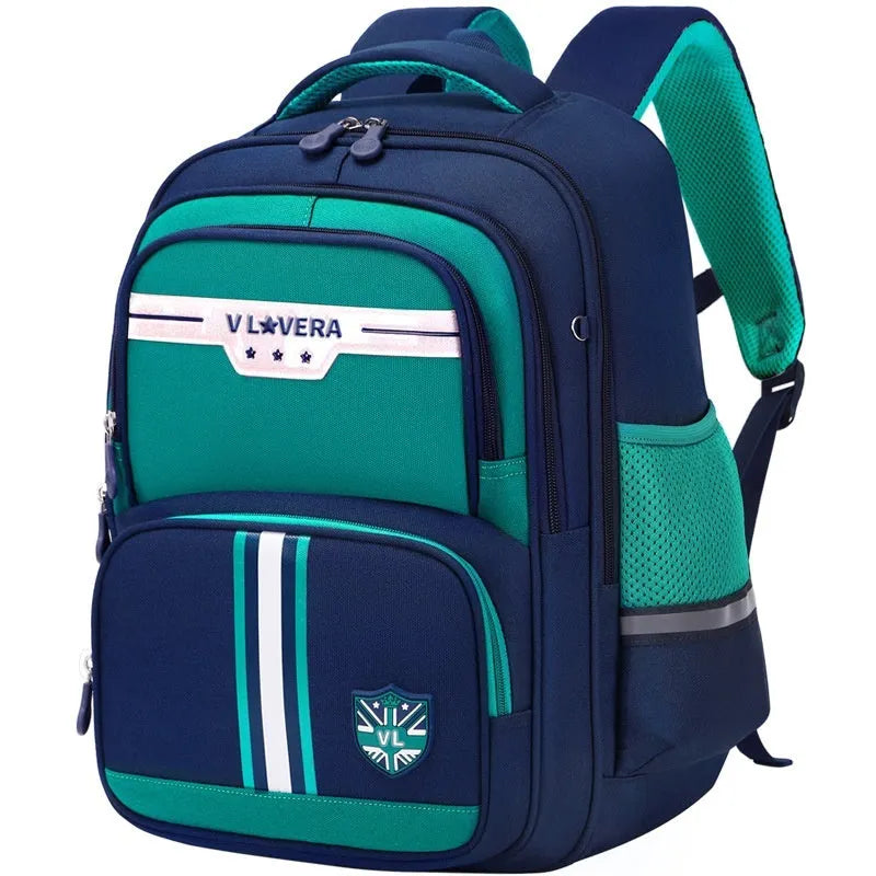 New Primary School Student Schoolbag 1-3-6 Grade Backpack Interlayer Waterproof Large Capacity Boys And Girls - Enfance-Heureuse