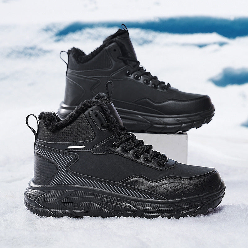 Cold And Warm High Cotton-padded Shoes Winter - Enfance-Heureuse
