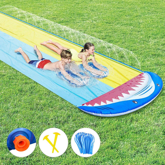 Children's Outdoor Lawn Water Spray Toys Slide - Enfance-Heureuse