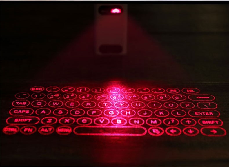 LEING FST Virtual Laser Keyboard Bluetooth Wireless Projector Phone Keyboard For Computer Pad Laptop With Mouse Function - Enfance-Heureuse