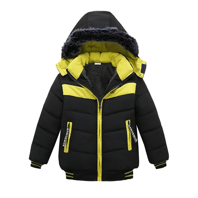 Petit Et Moyen-Taille Garçons Coton-Rembourré Vestes - Enfance-Heureuse