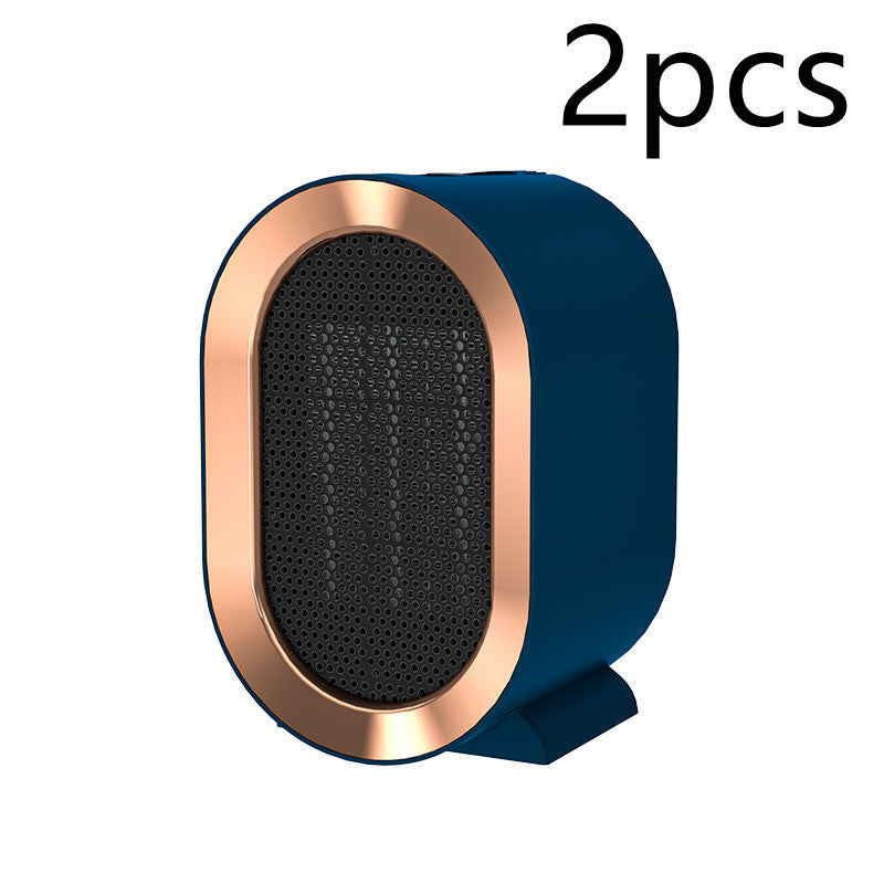 Desktop Electric Heater Mini Portable Fan Heater 220V PTC Ceramic Heating Warm Air Blower Home Office Warmer Machine - Enfance-Heureuse