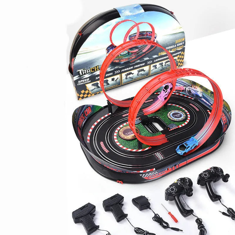 Children's Track Racing Toys Storage Portable - Enfance-Heureuse