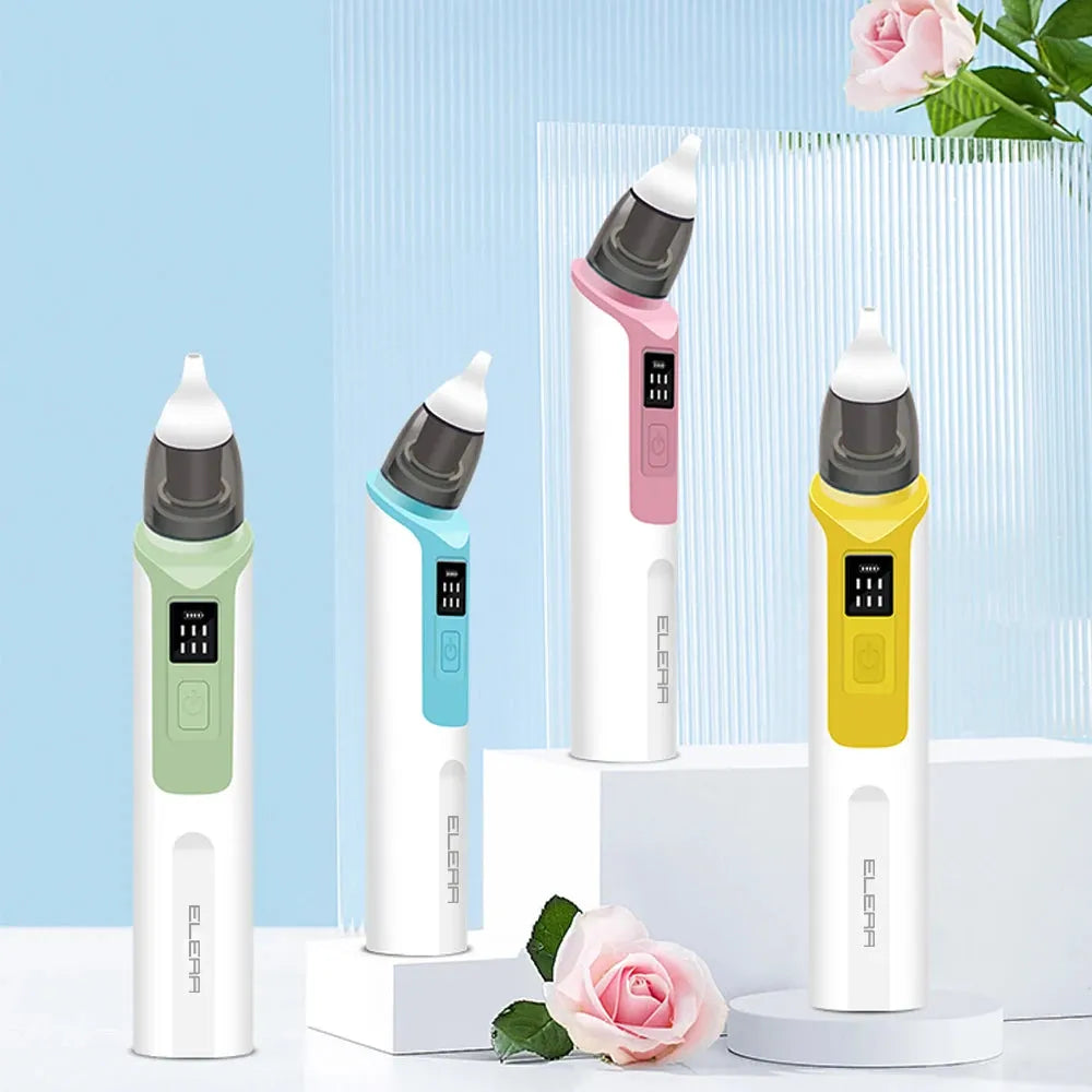 New Rechargeable Baby Nose Cleaner Silicone Adjustable Suction Electric Child Nasal Aspirator Health Safety Convenient Low Noise - Enfance-Heureuse