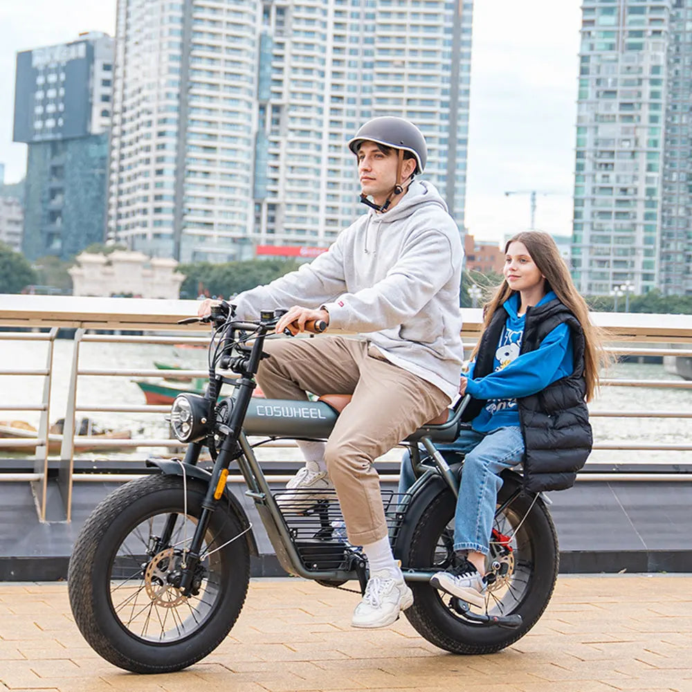 Coswheel Electric Bike CT20 1500W Motorcycle 20Inch Fatbike Ebike Mountain bike 48V 25AH Bikes Adult Electric Bicycle Motocycles - Enfance-Heureuse