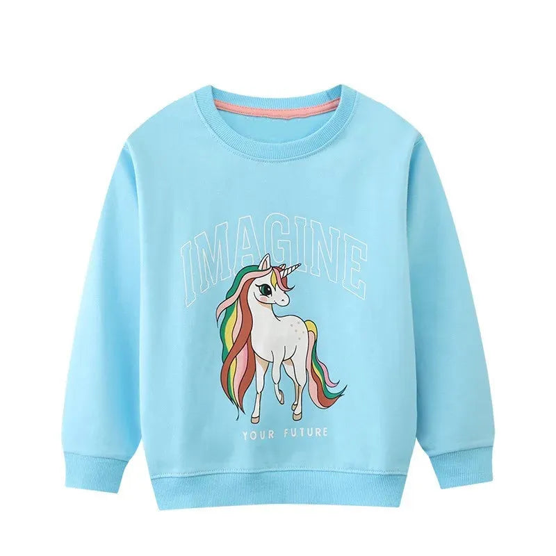 Zeebread 2-7T Autumn Spring Long Sleeve Girls Bunny Sweatshirts Cartoon Toddler Clothes Hot Selling Fashion Baby Costume - Enfance-Heureuse