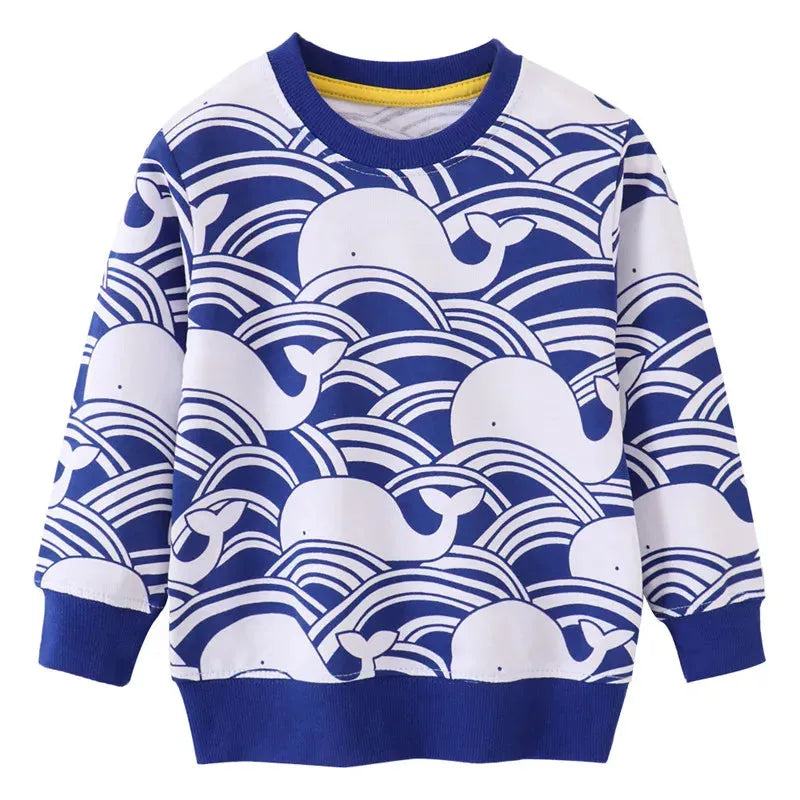 Zeebread 2-7T Boys Girls Sweatshirts For Autumn Spring Long Sleeve Cartoon Toddler Clothes Hot Selling Fashion Baby Costume - Enfance-Heureuse