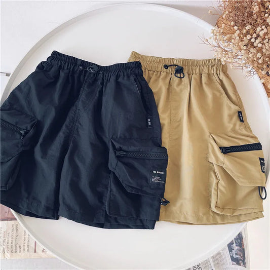 Garçons D'été Lâche Casual Shorts Cargo - Enfance-Heureuse