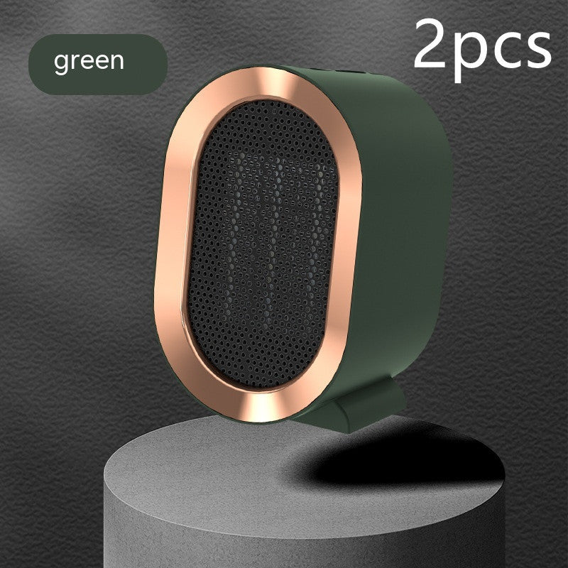 Desktop Electric Heater Mini Portable Fan Heater 220V PTC Ceramic Heating Warm Air Blower Home Office Warmer Machine - Enfance-Heureuse