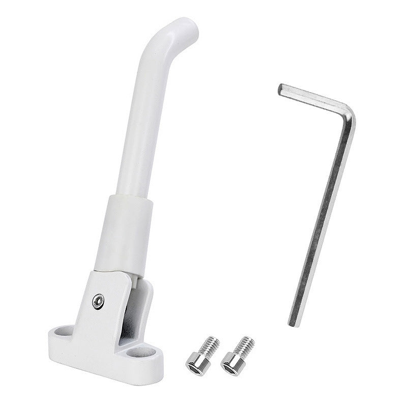 Electric Scooter Accessories Aluminum Alloy Foot Brace Black White And Gray With Screws - Enfance-Heureuse