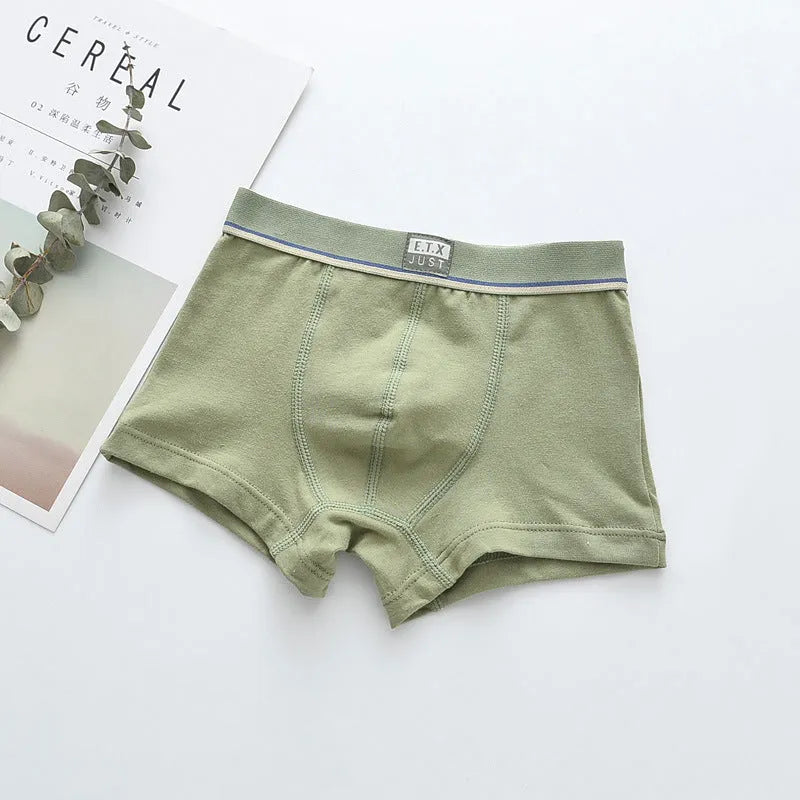 Five Pack Children's Cotton Underwear Breathable - Enfance-Heureuse