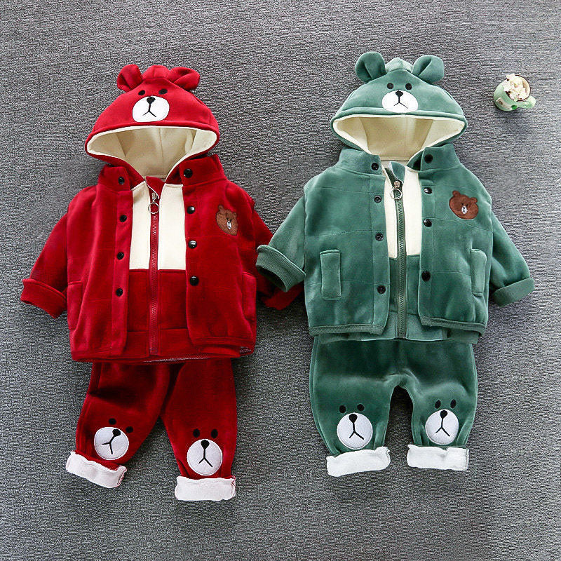 Three-piece Set Of Baby Clothes For Children And Children - Enfance-Heureuse