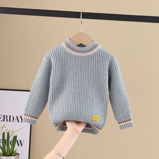 Pull à col rond pour enfants - Enfance-Heureuse