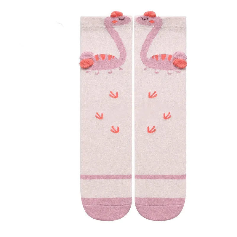 Three-dimensional Baby Over The Knee Socks Without Heels For Infants And Toddlers - Enfance-Heureuse