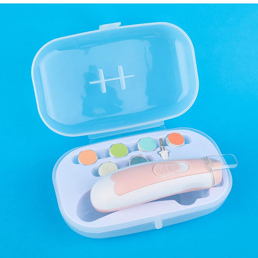 Nouveau-né Nail Clipper Électrique Bébé Anti-pincement Viande de Soins Ensemble - Enfance-Heureuse