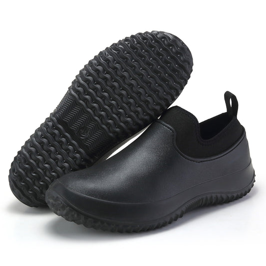 Unisex Winter Mens Rain Boots Warm Snow Boots Non-Slip Men - Enfance-Heureuse