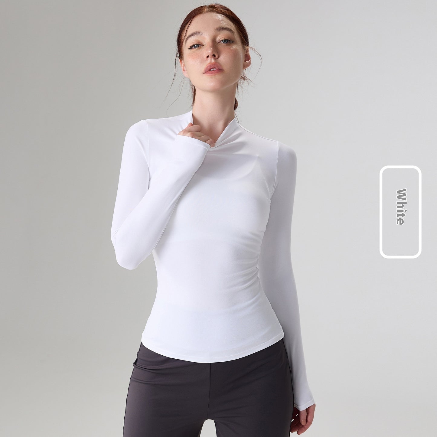 Long Sleeve Casual Slim Bottoming Shirt - Enfance-Heureuse
