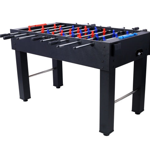 54-Inch Hurricane Foosball Table For Family Game Rooms With Light Cherry Finish, Analog Scoring And Free Accessories - Enfance-Heureuse