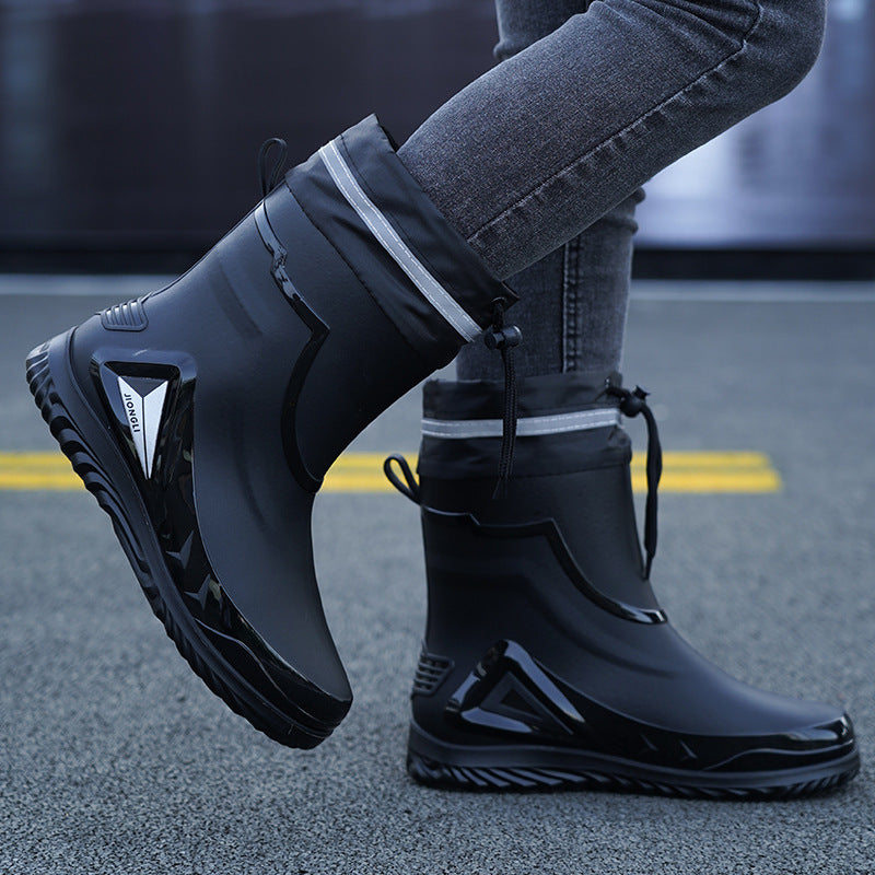 Closed Waterproof Shoes Outdoor Rubber Boots - Enfance-Heureuse