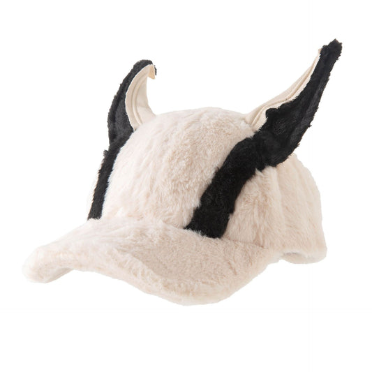 Cute Fallwinter Baseball Cap Doberman Pinscher Plush Dog Ear Hat