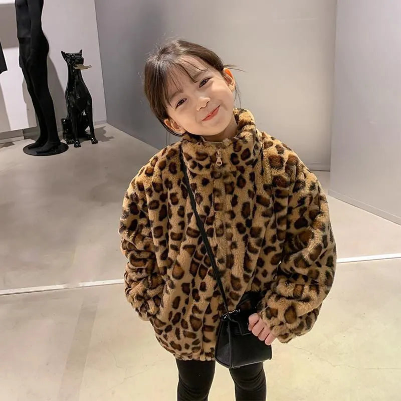 Fashionable Cute Kids Thickened Polyester Jacket - Enfance-Heureuse