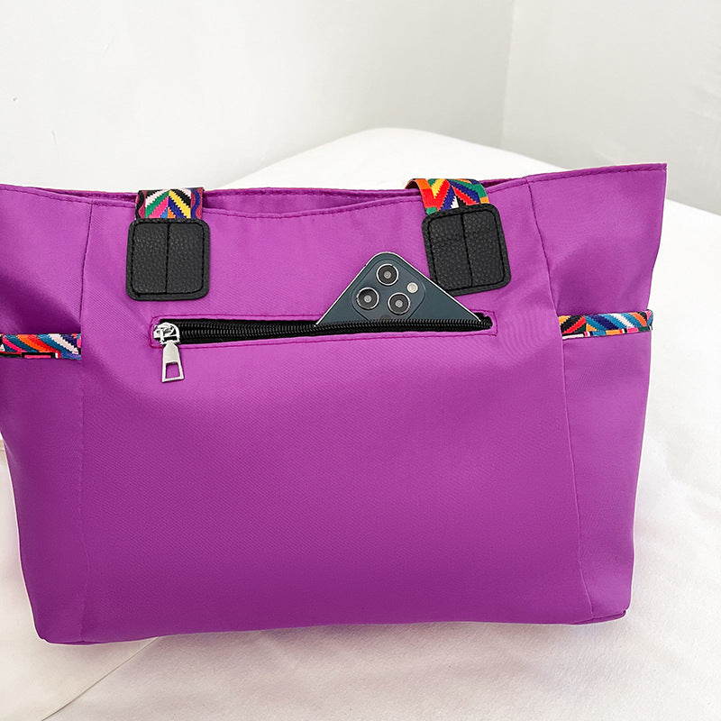 Women's Oxford Cloth Bag Portable And Fashion Shoulder Bag - Enfance-Heureuse