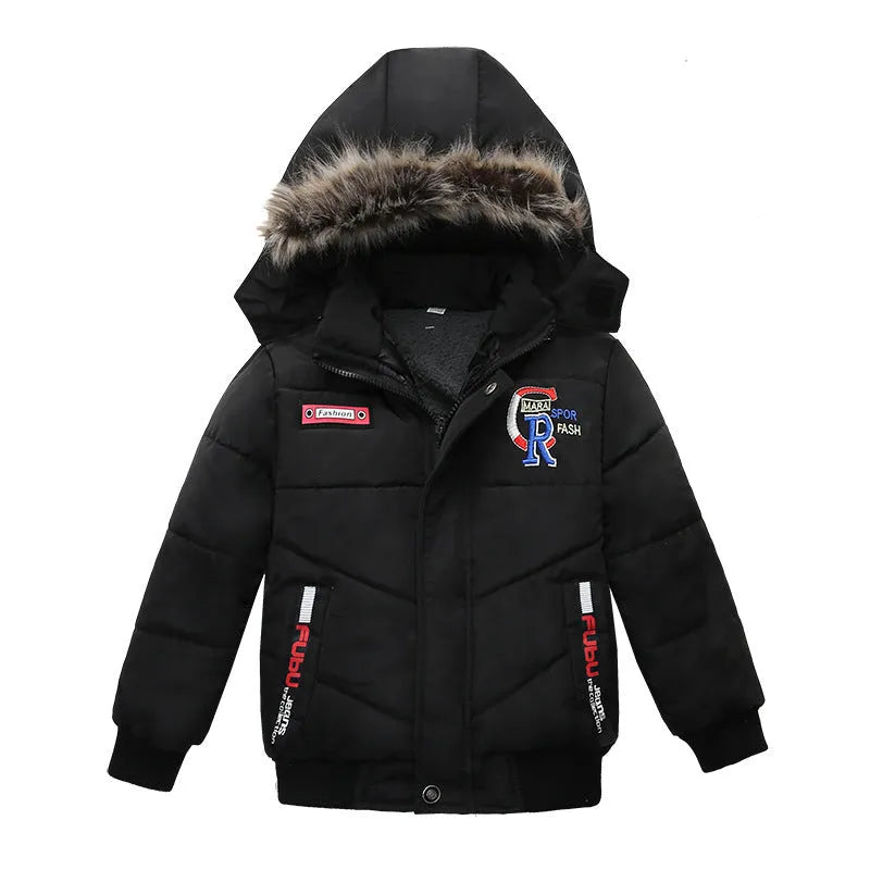 Petit Et Moyen-Taille Garçons Coton-Rembourré Vestes - Enfance-Heureuse
