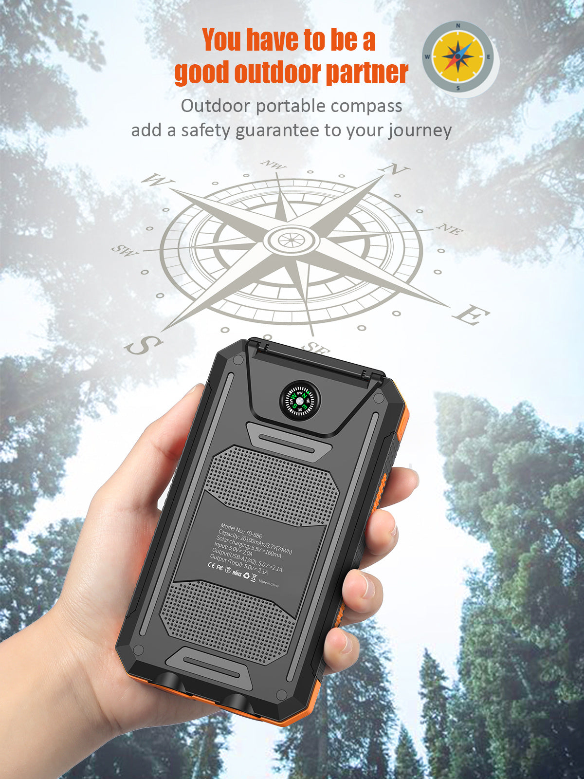 Solar Power Bank For Life Lights - Enfance-Heureuse