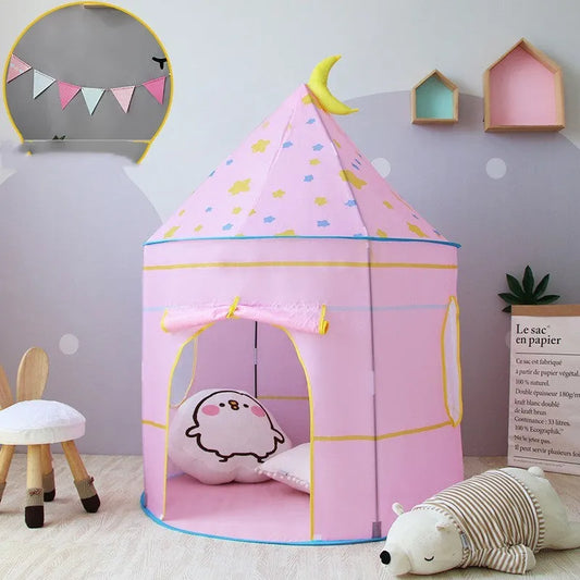 Tente enfant maison de jeu bébé intérieur princesse Playhouse château - Enfance-Heureuse