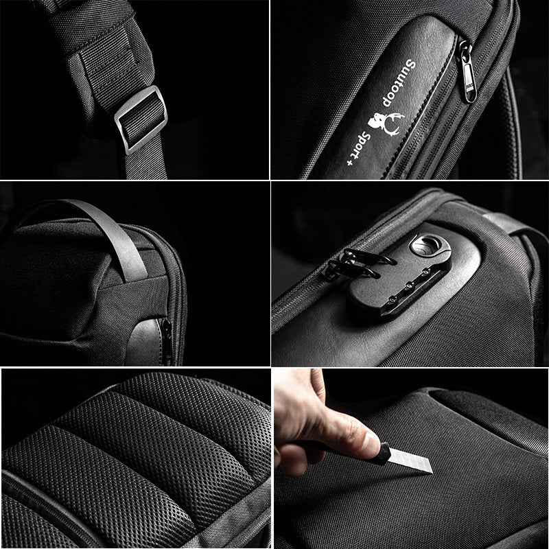 Men Chest Bag Messenger Bag Anti-theft Shoulder Bags Chest Bag Pack For Male - Enfance-Heureuse