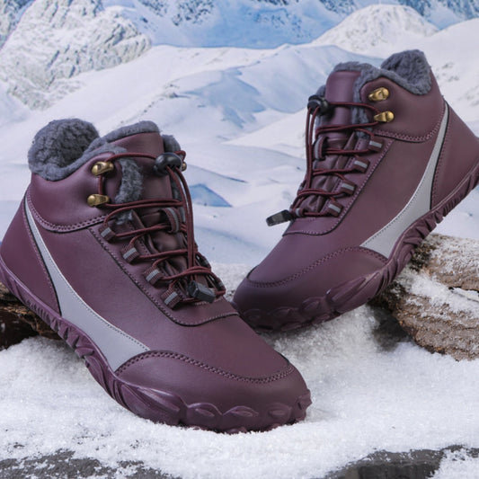 Snow Boots Five-finger Outdoor Leisure Sports Camping Hiking Shoes Non-slip Warm Fleece-lined High Cotton-padded Shoes - Enfance-Heureuse