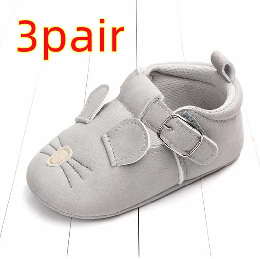 Spring and autumn cartoon animal baby shoes matte leather non-slip soft bottom baby shoes wholesale 0884 - Enfance-Heureuse